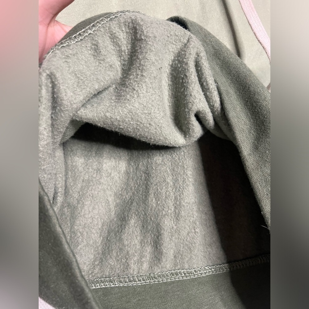 BKC BKLYN Cloth Green Ombre Cropped Hoodie Small - Picture 7 of 8